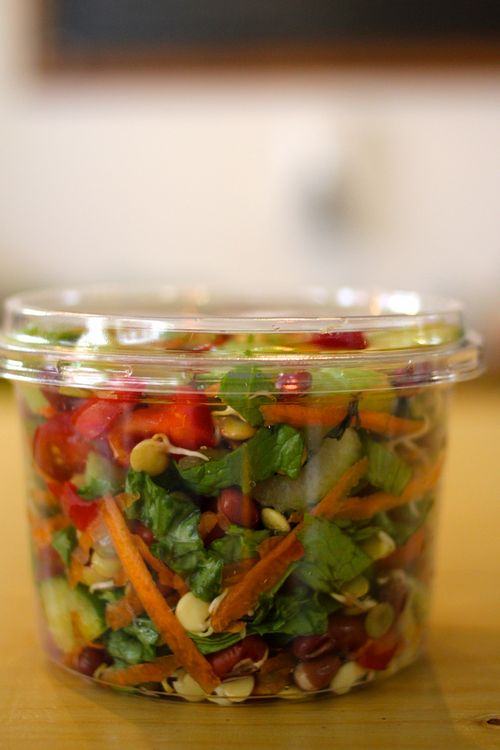 Salad pots! at Wild Thyme Wholefoods in Portsmouth