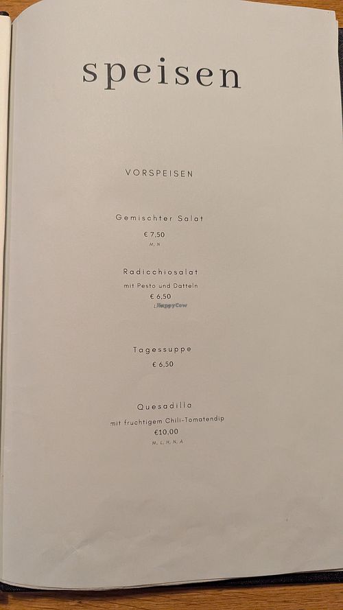 Karte September 2025 at Olive in Innsbruck