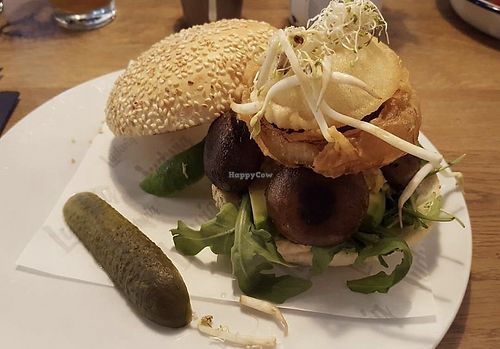 The vegan burger from 2017 at Ludwig Burger & Beer in Innsbruck