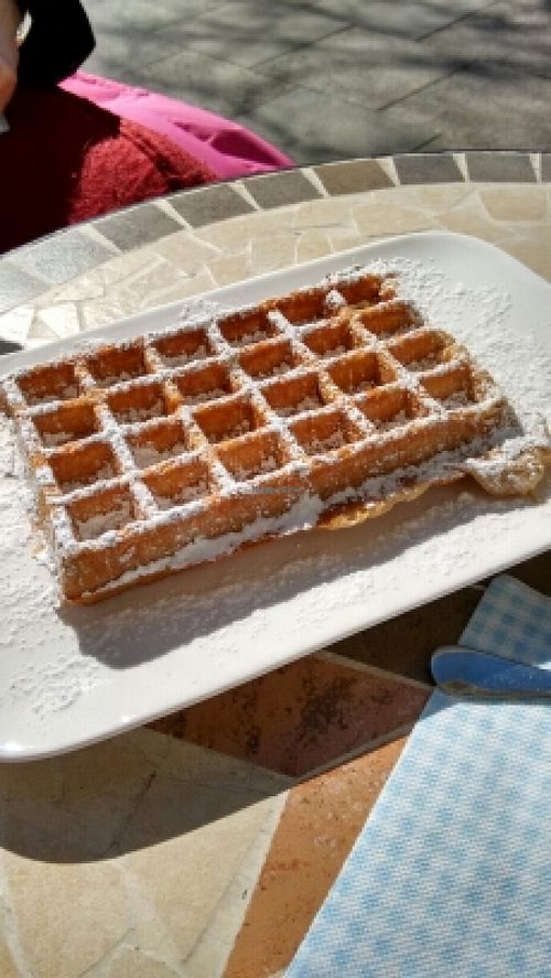 Belgian waffles at Eiskontor Berlin in Berlin