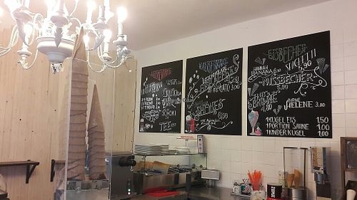 Menu at Eiskontor Berlin in Berlin