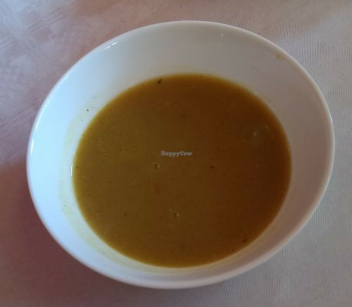Vegan Soup in the Buffet at India Palace in Copenhagen