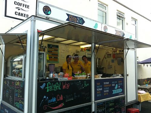 outside (taken by Mr P my South West contact) at Good2Go - Food Trailer in Perranporth