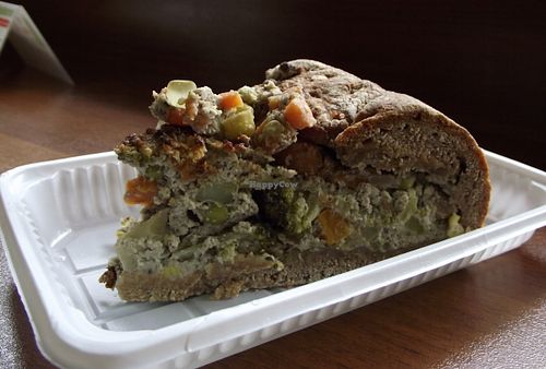 Veg Kish / Veg Quiche at Loving Hut in Sofia