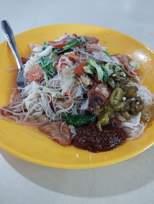 新洲米粉$4.5 at Wang Jiao Vegetarian 旺角斋素食 in Central Singapore