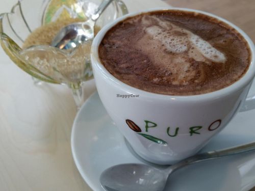 mocha latte  at The Green Affair in West Singapore