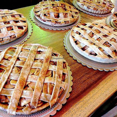 Try a slice of our delicious home-baked apple pies!  Bring a pie home! at The Kismet Cafe in Makati