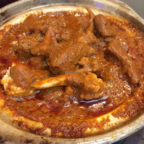 curry rendang clay pot  at Yun Shan Ge Vegetarian House - Penang St in Penang