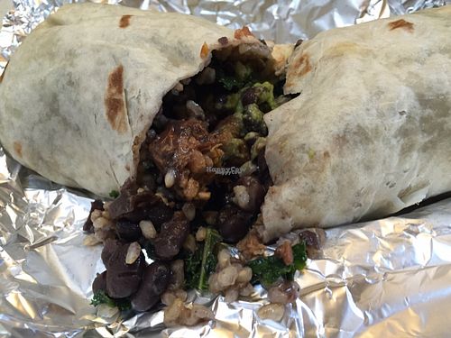 Tempeh Royale burrito at Laughing Planet - Blair Blvd in Eugene