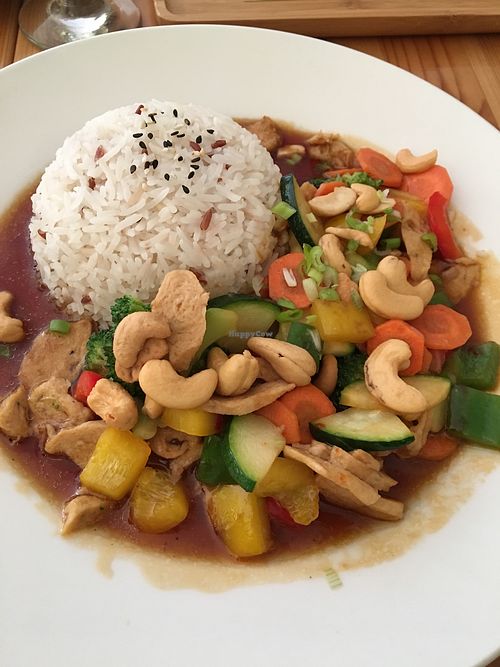 This wok was heaven !!!   at Loving Hut in Amsterdam