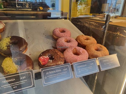 Vegan options at Holy Donut in Kaunas