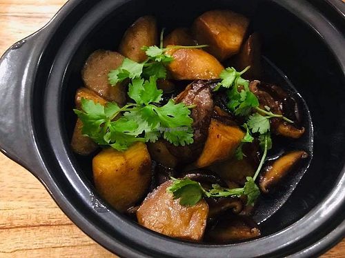 poached mushrooms at May Taste in Hanoi