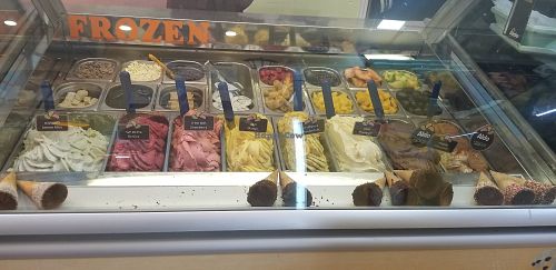 Vegan flavors with soy milk at Aldo in Jerusalem