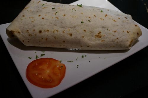 El Mariachi - Burrito(vegan). at Le Dernier Bar avant la Fin du Monde in Paris