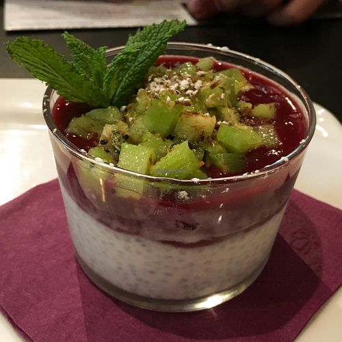 Ripley chia pudding was divine. at Le Dernier Bar avant la Fin du Monde in Paris