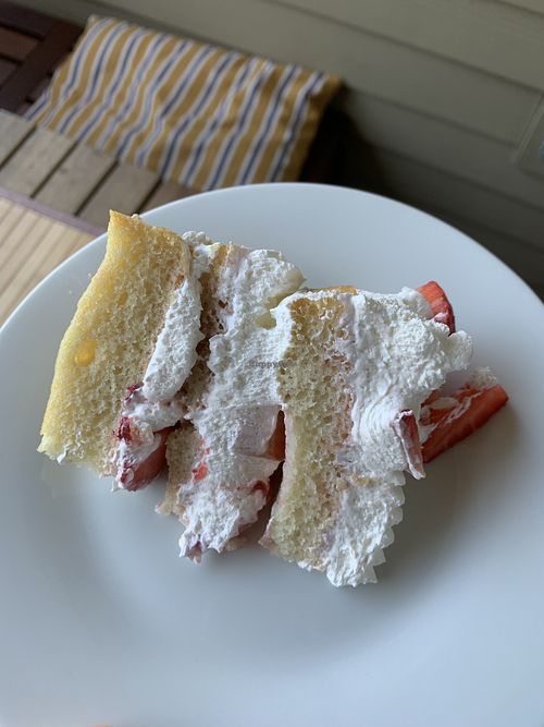 Strawberry shortcake  at Vogue Cakes in Vancouver