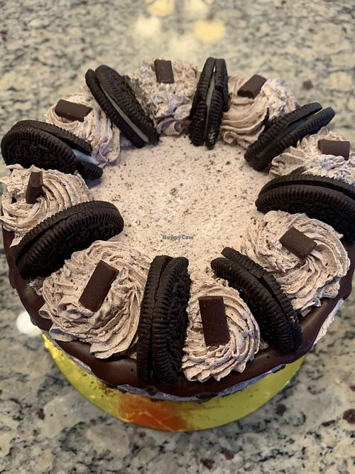 Cookies and cream cake  at Vogue Cakes in Vancouver