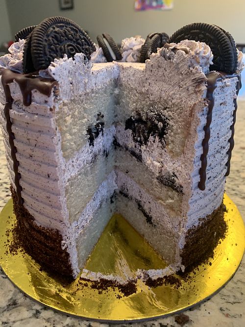 Cookies and cream cake  at Vogue Cakes in Vancouver