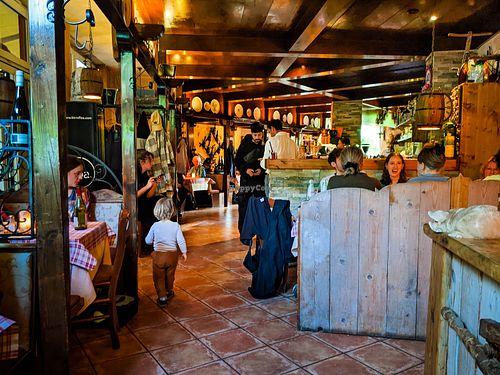 Inside of La Malga Ristorante Pizzeria Vionteca at La Malga Ristorante Pizzeria Vinoteca in Berlin