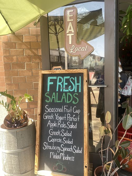 Salads Available for Take Away  at Rodin Ranch Farmers Market in Modesto