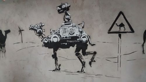 A wall at FLFL - Skånegatan in Stockholm