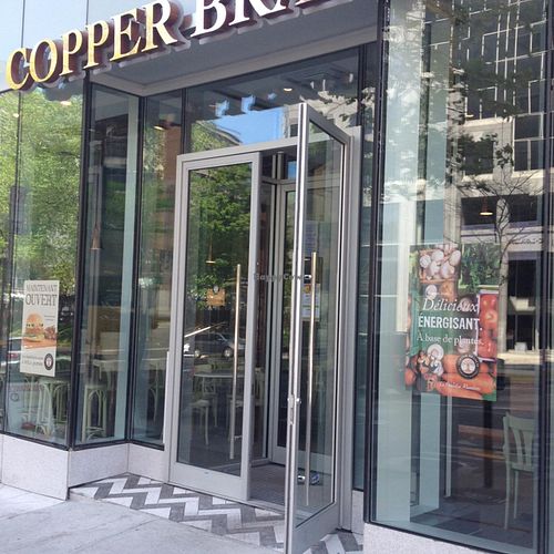 outside at Copper Branch - Rene Levesque in Montreal