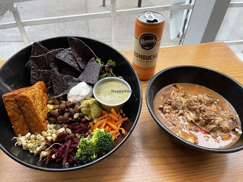 Energy Bowl & Poutine at Copper Branch - Rene Levesque in Montreal