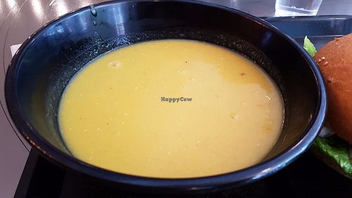 Soup of the day at Copper Branch - Rene Levesque in Montreal