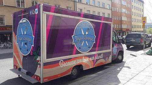 the truck at Schmegan - Food Truck in Stockholm