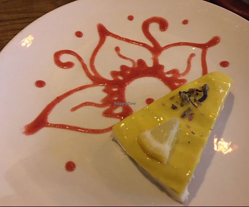 lemon cake at Vantra Vitao in London