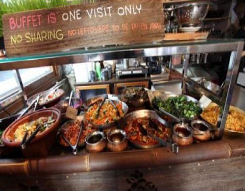 Vitao buffet at Vantra Vitao in London