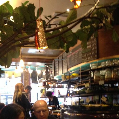 the ordering bar at Vantra Vitao in London