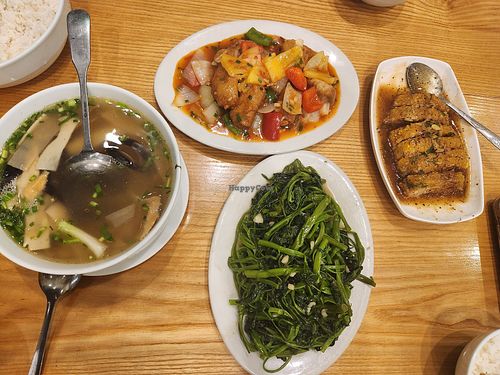 Our delissssss meal at Loving Hut - Chua Lang in Hanoi