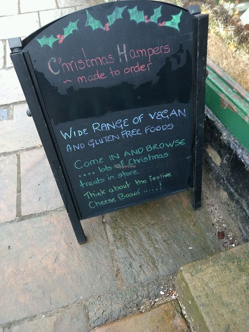 vegan at Alston Wholefoods in Alston