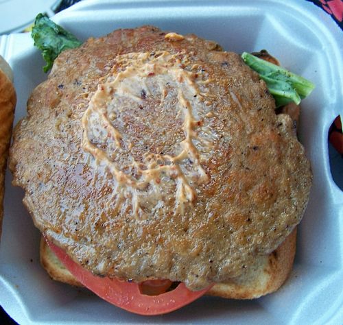 Best photo of my Shamrock Breakfast Sandwich at Hot Stacks Cafe in Myrtle Beach