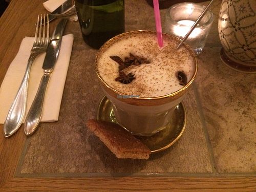 Hot chai with oat milk at Sajvva in Malmo