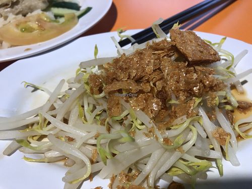 Large crunchy sprouts! at 33 Vegetarian in Northeast Singapore