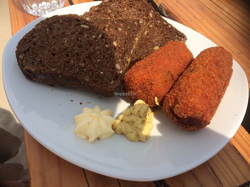 the vegetarian vegtable croquettes  at Paal 9 in Den Hoorn Texel