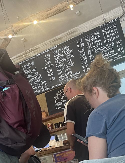 Getränke mit Pflanzlicher Milch  at Nasch in Hamburg