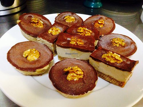 Raw Vegan Maca salted caramel and cacao slice at Healthy Harvest  in Cassowary Coast