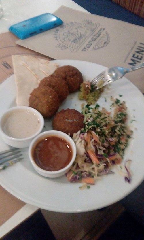 falafel at Mama Tierra in Athens