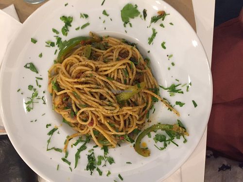 spaghetti  at Mama Tierra in Athens