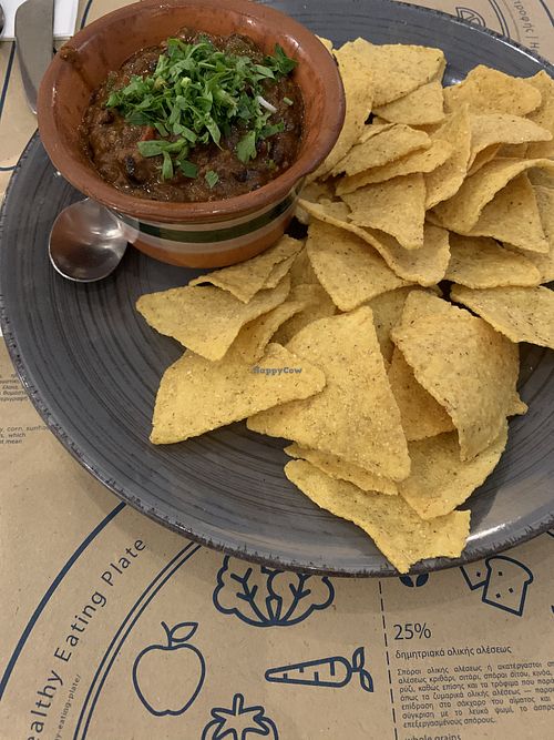 Black bean dip  at Mama Tierra in Athens