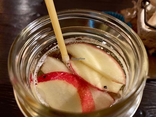 apple lemonade at GreenSoul in Leipzig