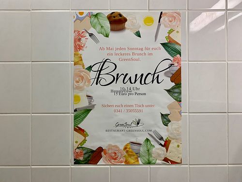 poster at GreenSoul in Leipzig