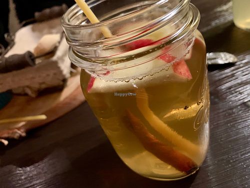 cinnamon lemonade at GreenSoul in Leipzig