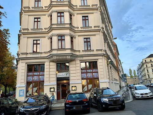 outside at GreenSoul in Leipzig