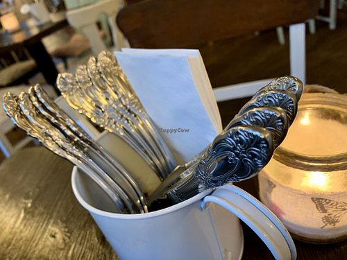 table at GreenSoul in Leipzig