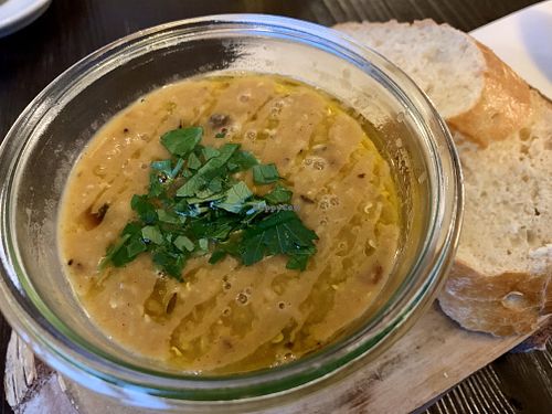 lentil soup at GreenSoul in Leipzig