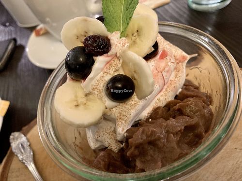 chocolate pudding at GreenSoul in Leipzig